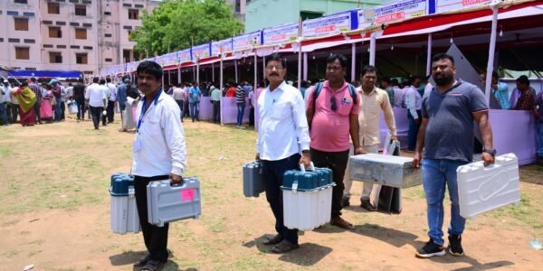 All preparations completed for tomorrow's voting for 58 Lok Sabha seats in the sixth phase of Lok Sabha elections.