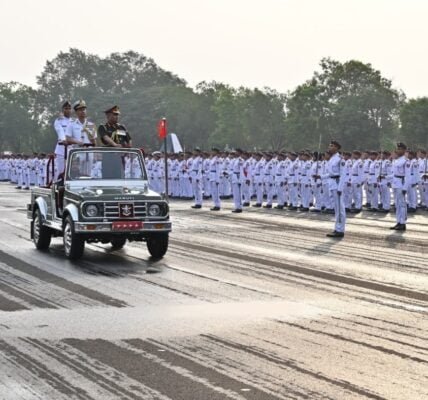 Army Chief General Manoj Pandey inspected the passing out parade of the 146th course of NDA.