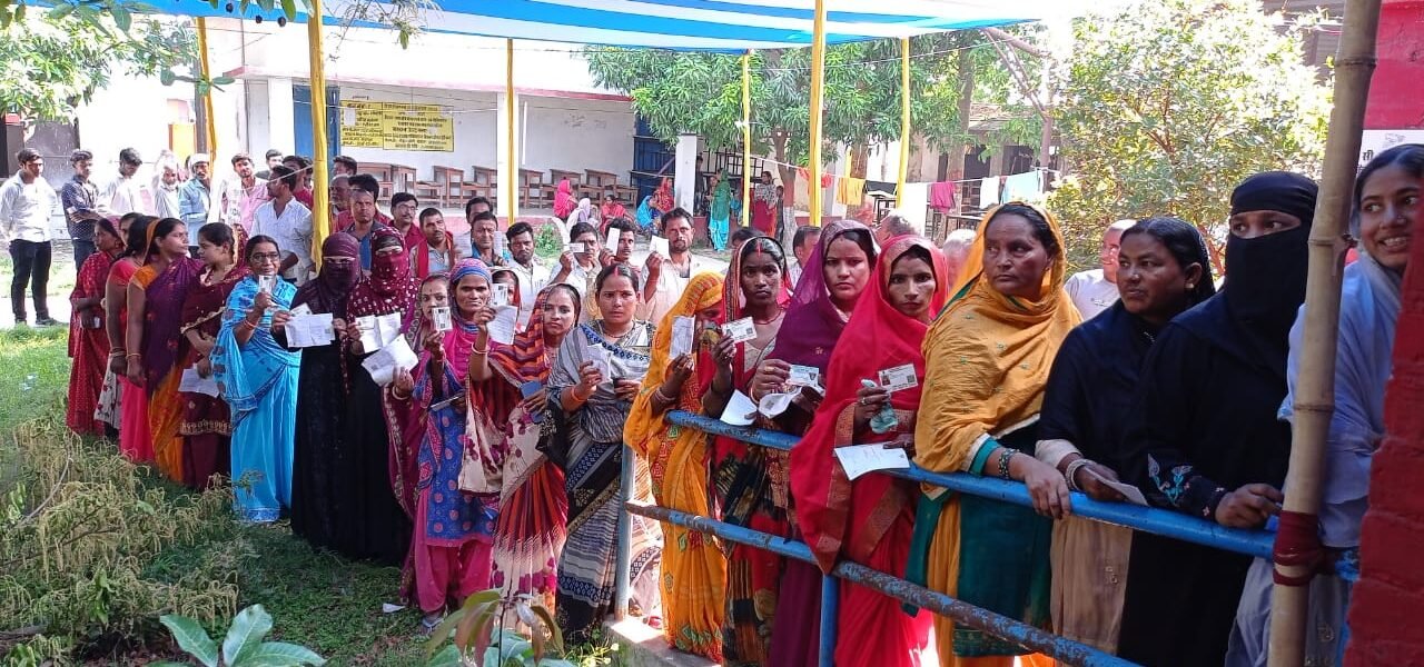 Around 61.20% voting recorded till 11-45 pm in the sixth phase of Lok Sabha elections 2024