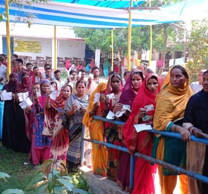 Around 61.20% voting recorded till 11-45 pm in the sixth phase of Lok Sabha elections 2024