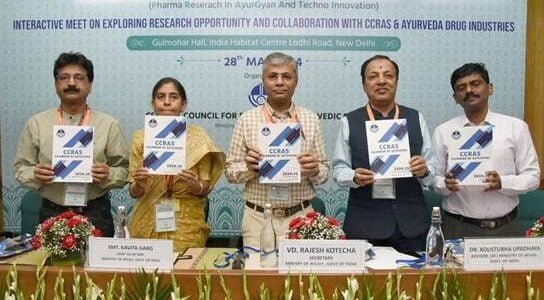 CCRAS today launched “Pragati-2024” (Pharma Research in Ayurvedic Sciences and Techno Innovation)