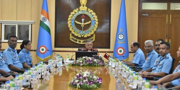 CDS General Anil Chauhan visits Indian Air Force Headquarters Training Command, Bengaluru