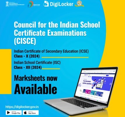 CISCE collaborates with DigiLocker platform to digitally declare ICSE Class X and ISC Class XII exam results for 2024
