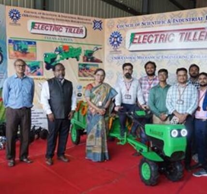 CSIR-CMERI unveils electric tiller, marginal farmers will benefit from electric tiller