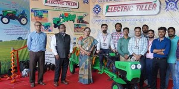 CSIR-CMERI unveils electric tiller, marginal farmers will benefit from electric tiller