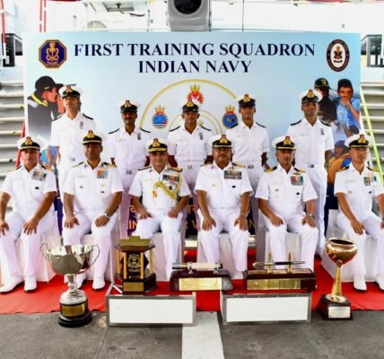 Completion of sea training under 106 Integrated Officer Trainee Course (IOTC) onboard 1st Training Squadron (1TS)