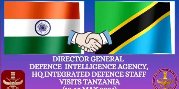 Defense Intelligence Agency Director General Lieutenant General DS Rana leaves on official visit to Tanzania