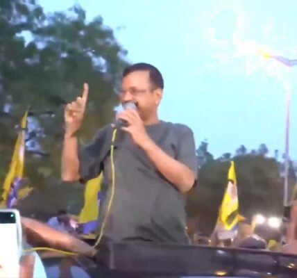 Delhi CM Arvind Kejriwal addressed party workers after being released from Tihar Jail.