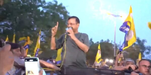 Delhi CM Arvind Kejriwal addressed party workers after being released from Tihar Jail.