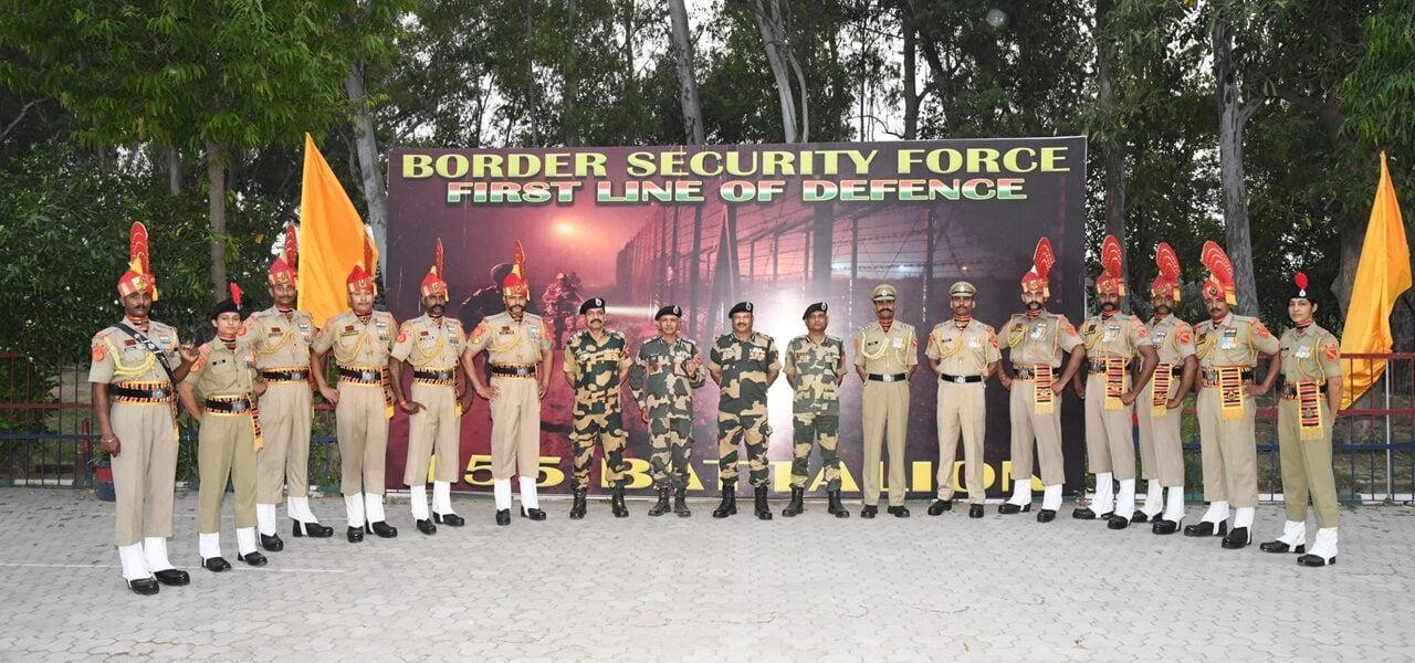 Director General of Border Security Force Nitin Aggarwal visited the international border with Pakistan in Punjab for two days.