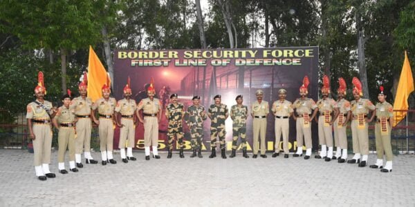 Director General of Border Security Force Nitin Aggarwal visited the international border with Pakistan in Punjab for two days.