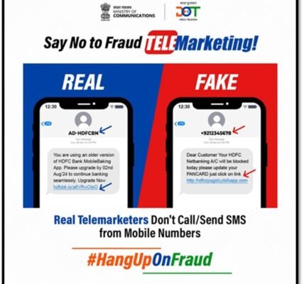DoT and Home Ministry took action against SMS scammers