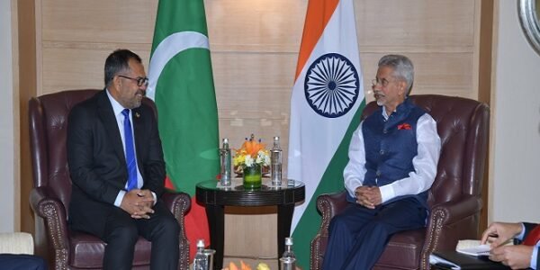 EAM Dr. Jaishankar meets Foreign Minister of Maldives Musa Zameer in New Delhi