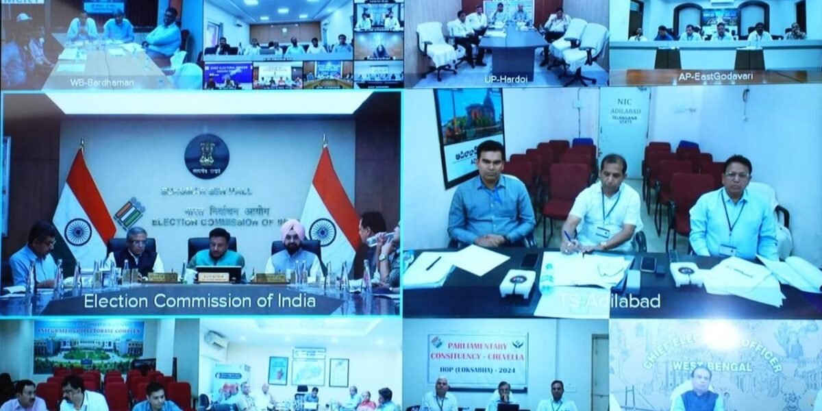 EC today reviewed preparations for the fourth phase of Lok Sabha voting with 354 observers.