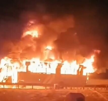 Haryana 9 people burnt to death and 15 injured in Nuh due to fire in a moving bus where devotees were returning from Mathura-Vrindavan.