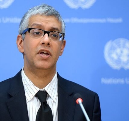 I will not react to President Biden's comments on xenophobia UN spokesperson