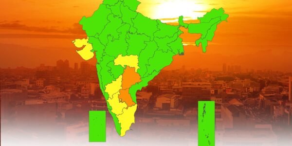 IMD predicted severe heat today in Tamil Nadu, Andhra Pradesh, Telangana, Maharashtra and Karnataka.