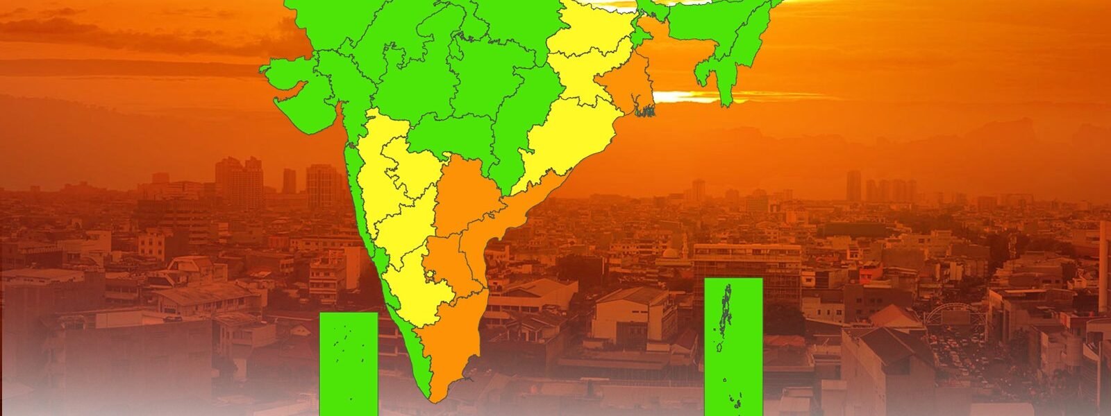 IMD predicted that hot winds will continue in the eastern parts till Sunday and in the southern peninsula till Monday.