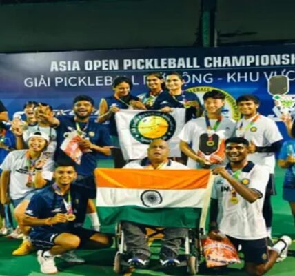India won three gold and two bronze medals at the Asian Open Pickleball Championship