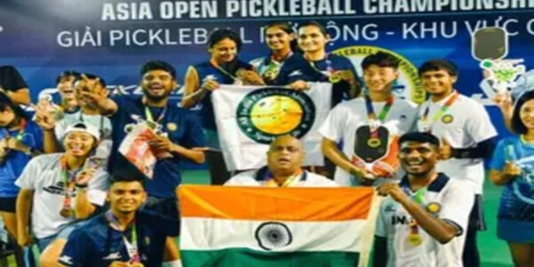 India won three gold and two bronze medals at the Asian Open Pickleball Championship