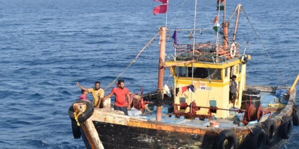 Indian Coast Guard intercepts fishing boat with five crew off Maharashtra coast; Diesel worth Rs 27 lakh was seized
