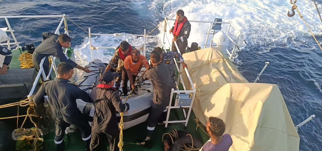 Indian Coast Guard rescues fisherman with head injury on IFB St Francis vessel off Gujarat coast
