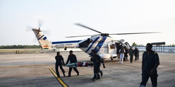 Indian Coast Guard saves life of critically ill fisherman in Kerala sea