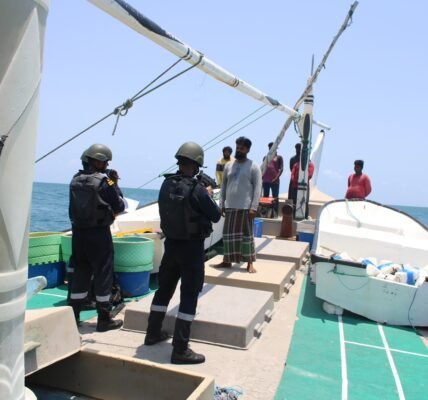 Indian Coast Guard seizes an Iranian fishing boat off the coast of Kerala