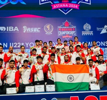 Indian boxers won a total of 43 medals at the Asian Under-22 and Youth Boxing Championships in Kazakhstan.