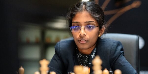 International Chess Federation honored Indian chess player Vaishali Ramesh Babu with Grandmaster title.