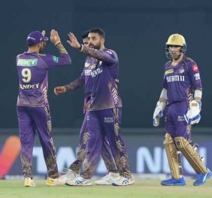 KKR confirmed its place in the final by defeating Sunrisers Hyderabad by eight wickets in the first qualifier match of IPL.