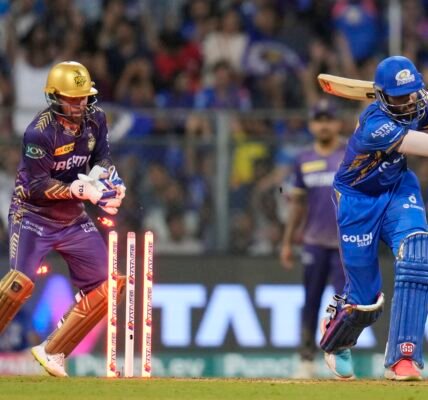 Kolkata Knight Riders beat Mumbai Indians by 24 runs