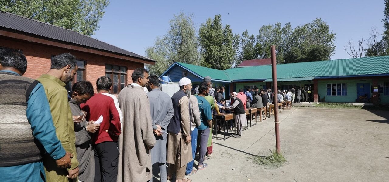 Lok Sabha elections 54.21 percent voting recorded till 5 pm in Jammu and Kashmir's Baramulla, Kupwara, Bandipora and Budgam districts