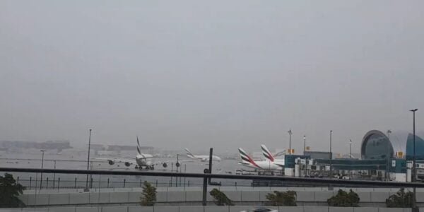 Many international flights canceled due to heavy rain and storm in UAE