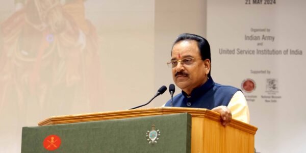 Minister of State for Defense Ajay Bhatt lauds Indian Army and United Service Institution of India (USI) for 'Project Udbhav' initiative