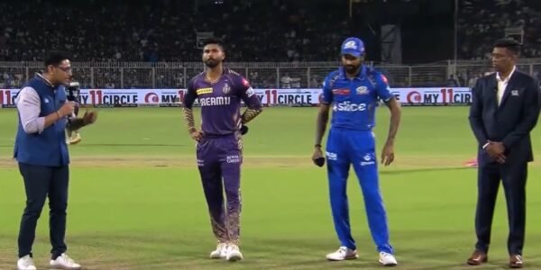 Mumbai Indians won the toss and decided to bowl first against KKR