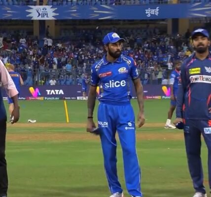 Mumbai Indians won the toss and decided to bowl first against Lucknow Supergiants.