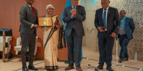 NIMHANS receives the Nelson Mandela Award for the Promotion of Healthcare Services 2024 given by the World Health Organization