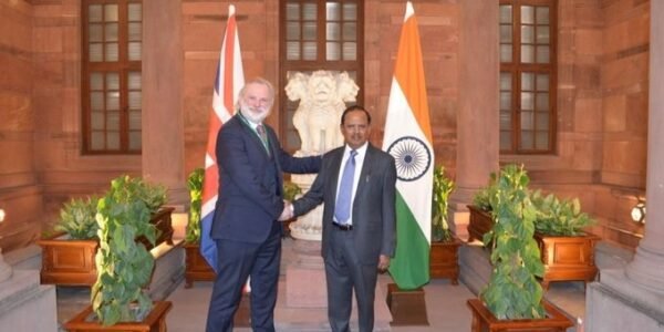 NSA Ajit Doval discusses strategic partnership with UK National Security Advisor Tim Barrow in New Delhi
