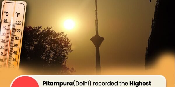 National capital Delhi in the grip of intense heat, minimum temperature close to 30 degree Celsius