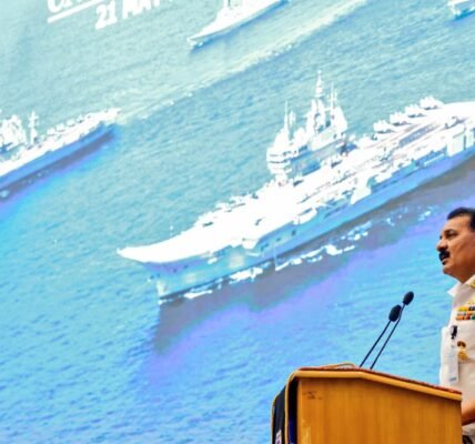 Navy Chief Admiral Tripathi told officers to be ready for war at all times