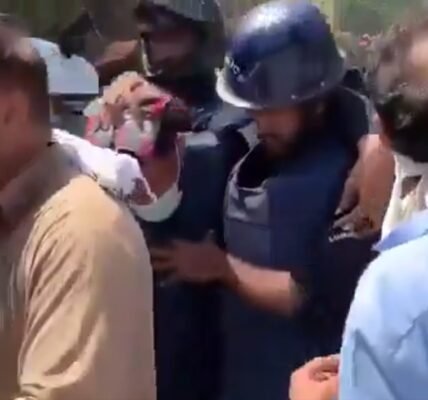 One police officer killed, over 100 injured in clashes during protests in PoK