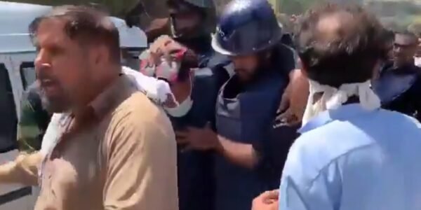 One police officer killed, over 100 injured in clashes during protests in PoK