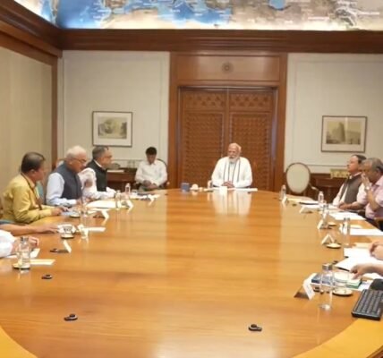 PM Modi chairs meeting to review preparedness and relief measures to deal with Cyclone Remal