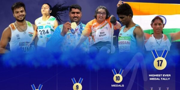 PM Modi congratulated the Para Athletics team for its excellent performance in the World Championship