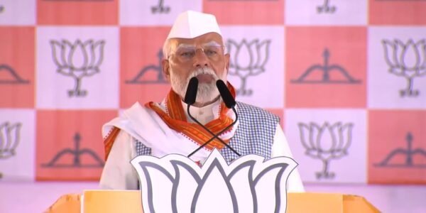 PM Narendra Modi addressed an election rally in Dindori, Nashik district of Maharashtra
