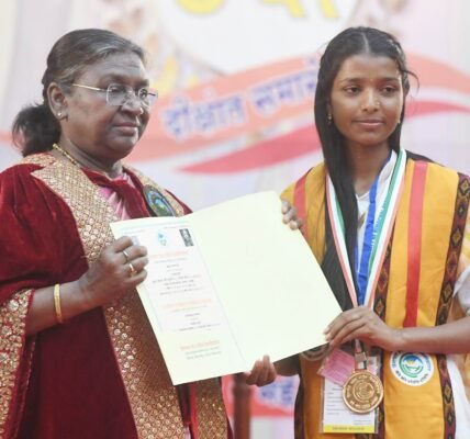 President Draupadi Murmu attended and addressed the 7th convocation of the Central University of Himachal Pradesh in Dharamshala today.