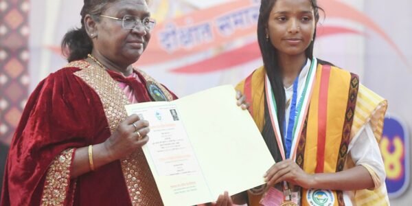 President Draupadi Murmu attended and addressed the 7th convocation of the Central University of Himachal Pradesh in Dharamshala today.