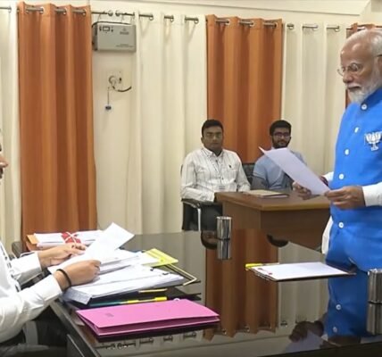 Prime Minister Modi filed his nomination from Varanasi Lok Sabha seat today