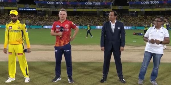 Punjab Kings won the toss and decided to bowl first against Chennai Super Kings.